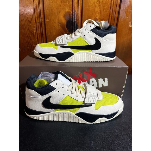 Jumpman Jack Travis Scott x Jordan Bright Cactus Green Sail (FZ8117-102) Sz 12 main image 6
